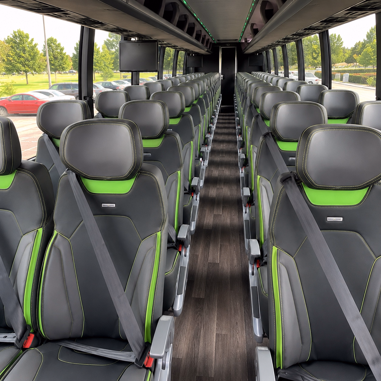 cambridge charter bus rental inside