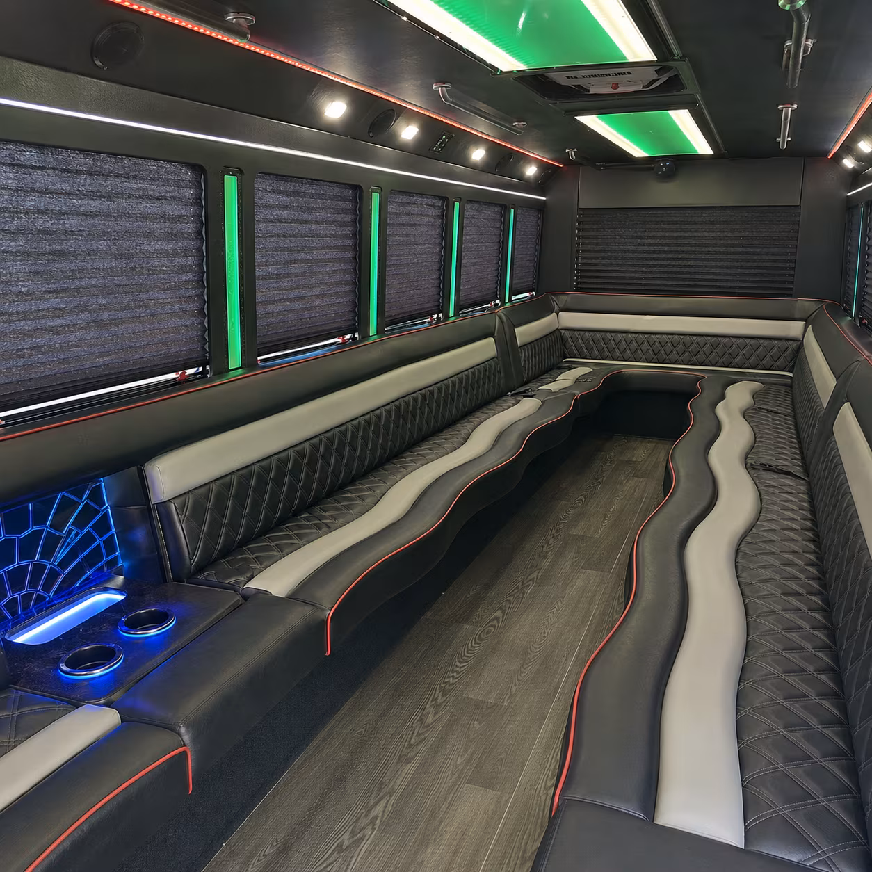 newton concert party bus rental