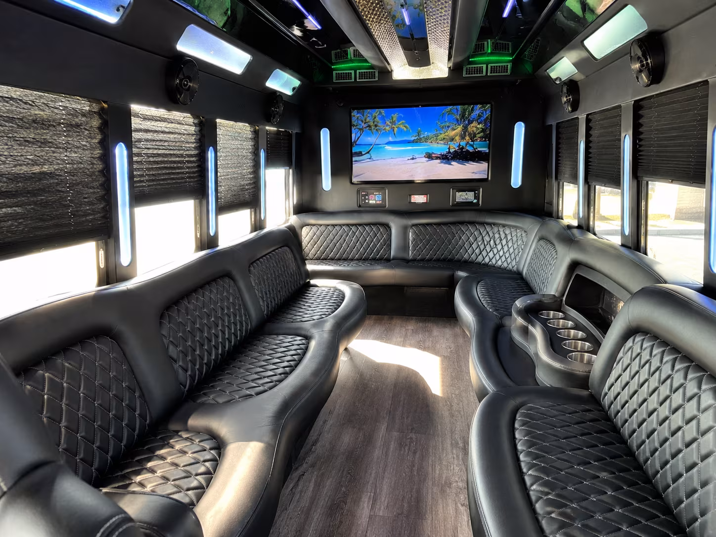 newton corporate party bus rental