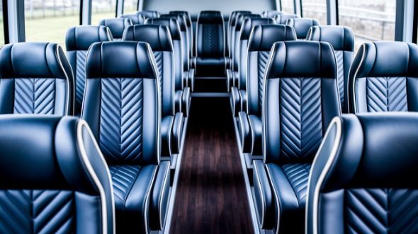 25 passenger minibus inside newton