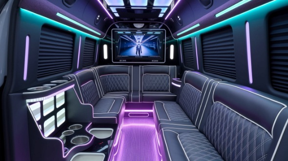 party bus rental inside
